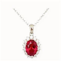 Halskette Diamonfire Dame Royal in Silber Zirconia 65/1144/1/088 - 65/1144/1/088